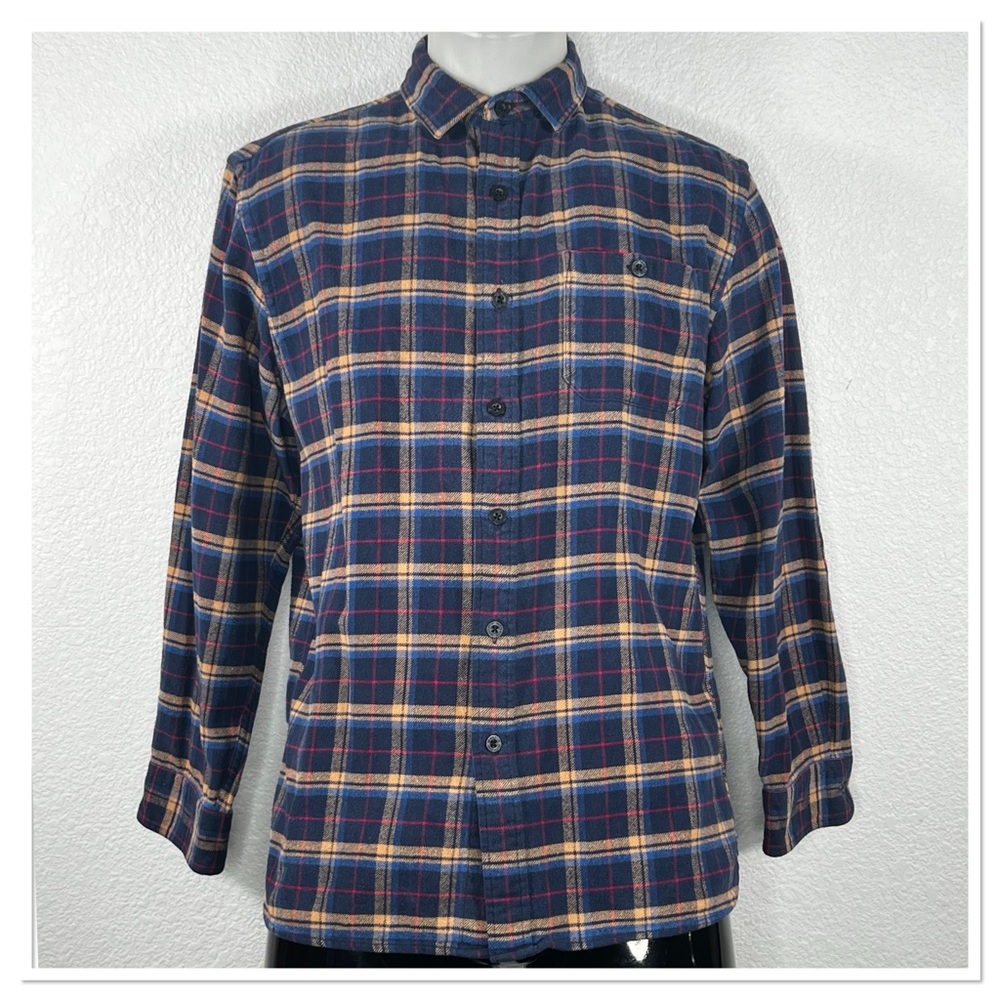 Pendleton Plaid Flannel Elbow Patch Lightweight L… - image 1